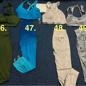 Bombshell Sportswear Gymshark Firm Abs Alphalete Gym Clothing Lot 2